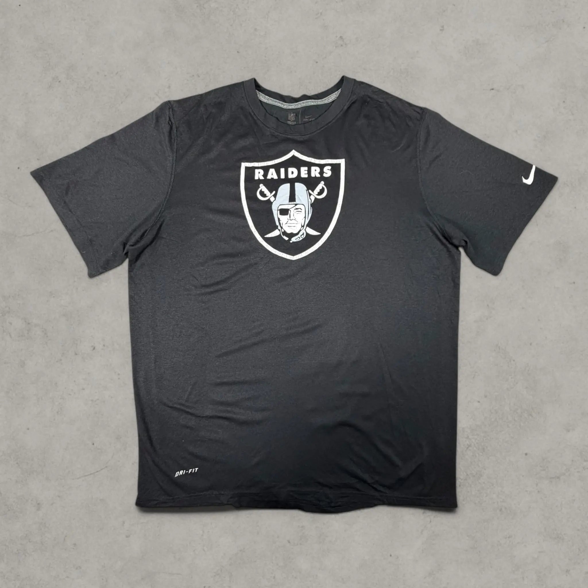 VINCULTSHOP Las Vegas Raiders T Shirt NFL Nike Dri-Fit Black XL