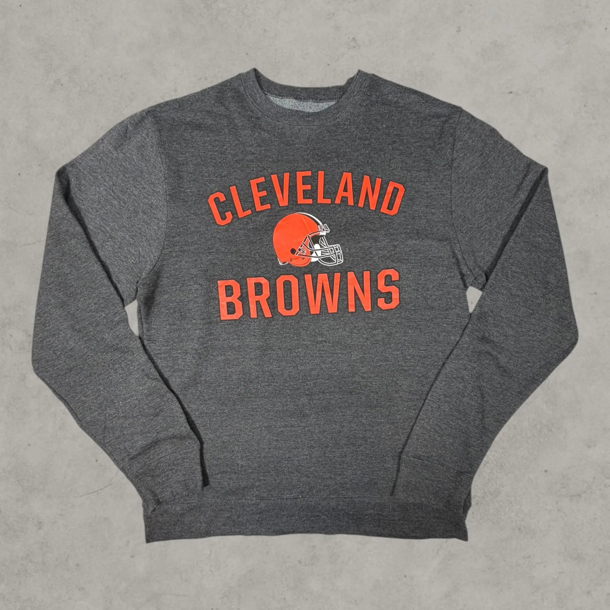 VINCULTSHOP Cleveland Browns Sweatshirt Adult Medium NFL Grey Crewneck