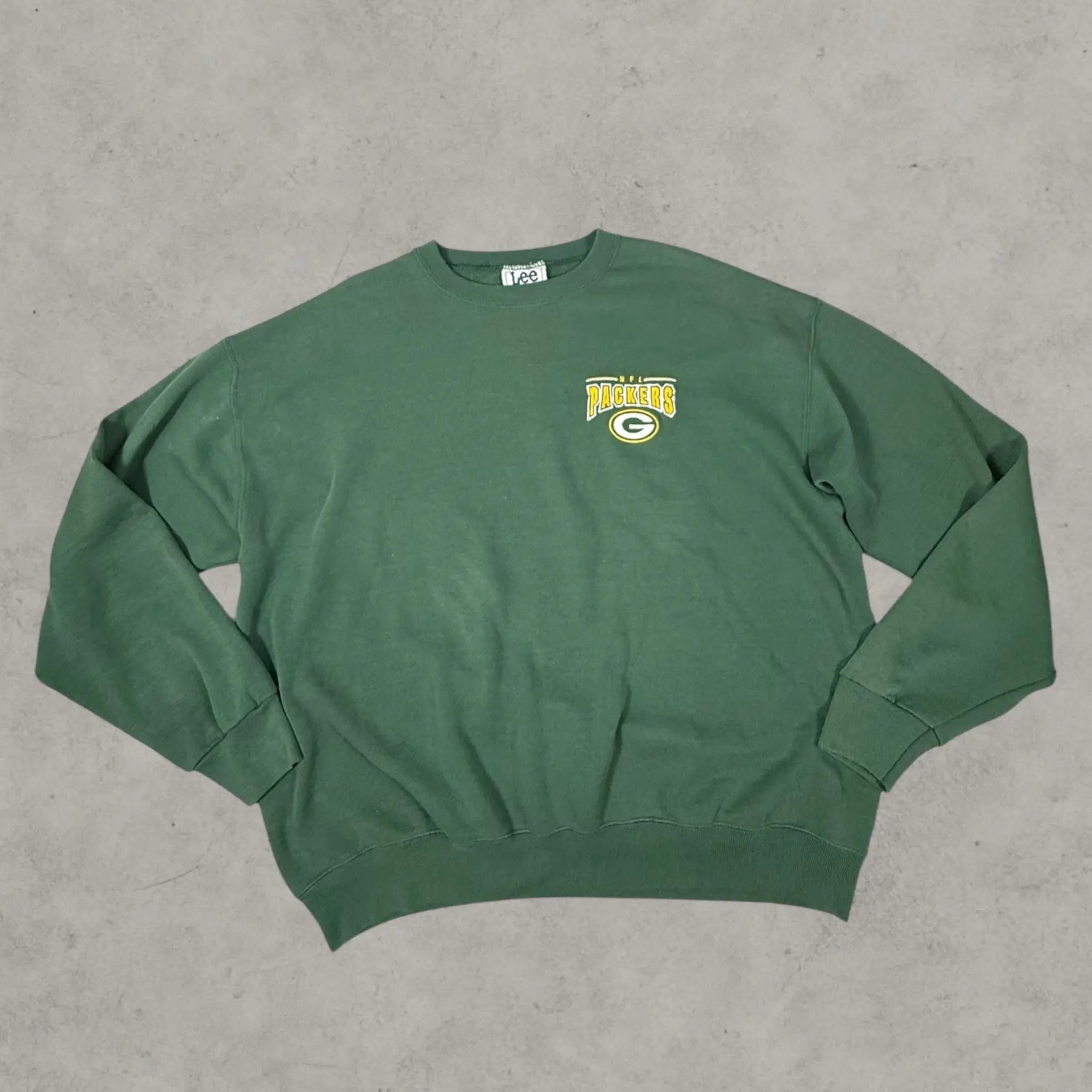 Green Bay Packers Vintage Sweatshirt Lee Sport Made in USA XL - VINCULTSHOP