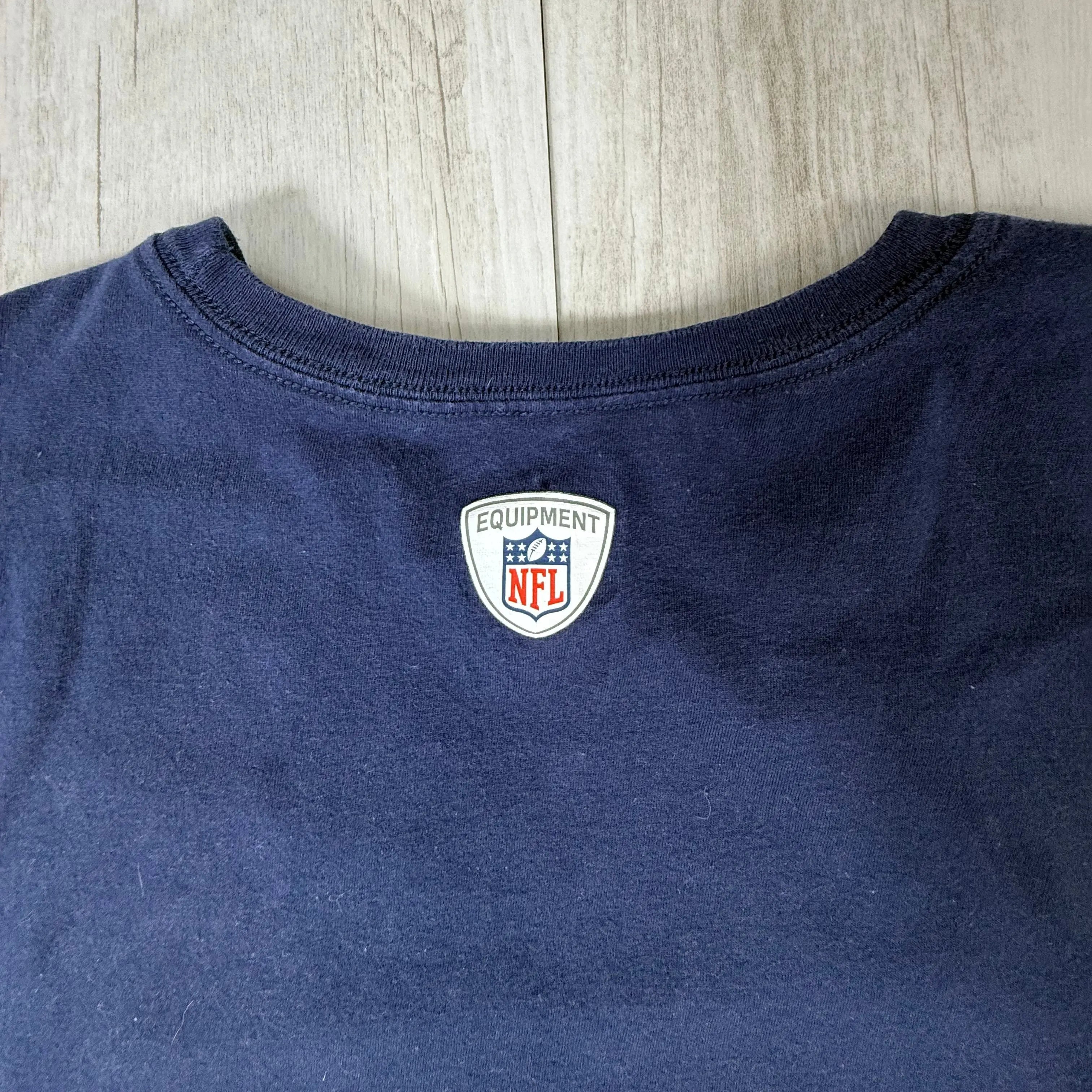 VINCULTSHOP Nike Seattle Seahawks T-Shirt NFL Blue Athletic Fit Size L