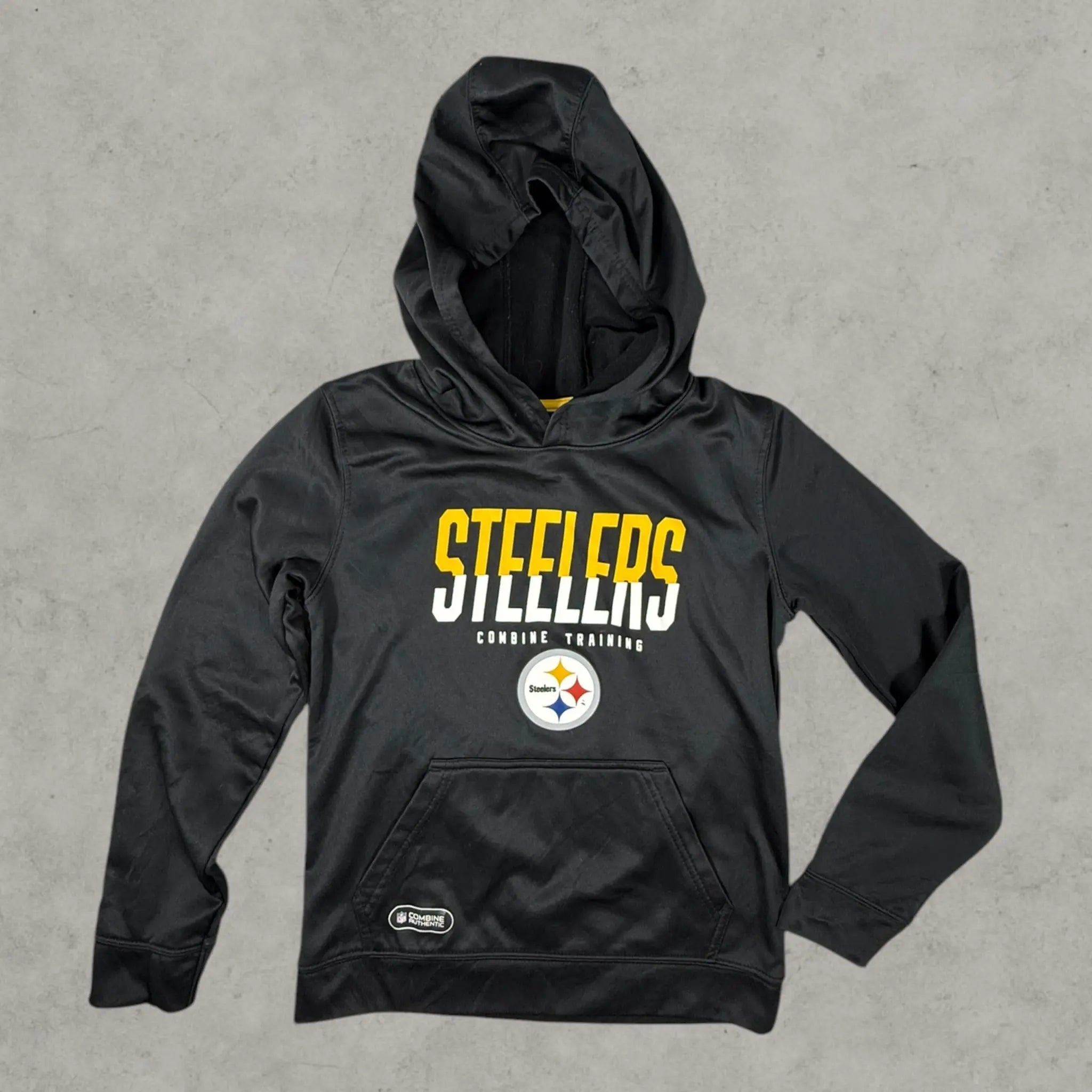 VINCULTSHOP Pittsburgh Steelers Kids Hoodie NFL Combine Black Youth 10Y sweatshirt