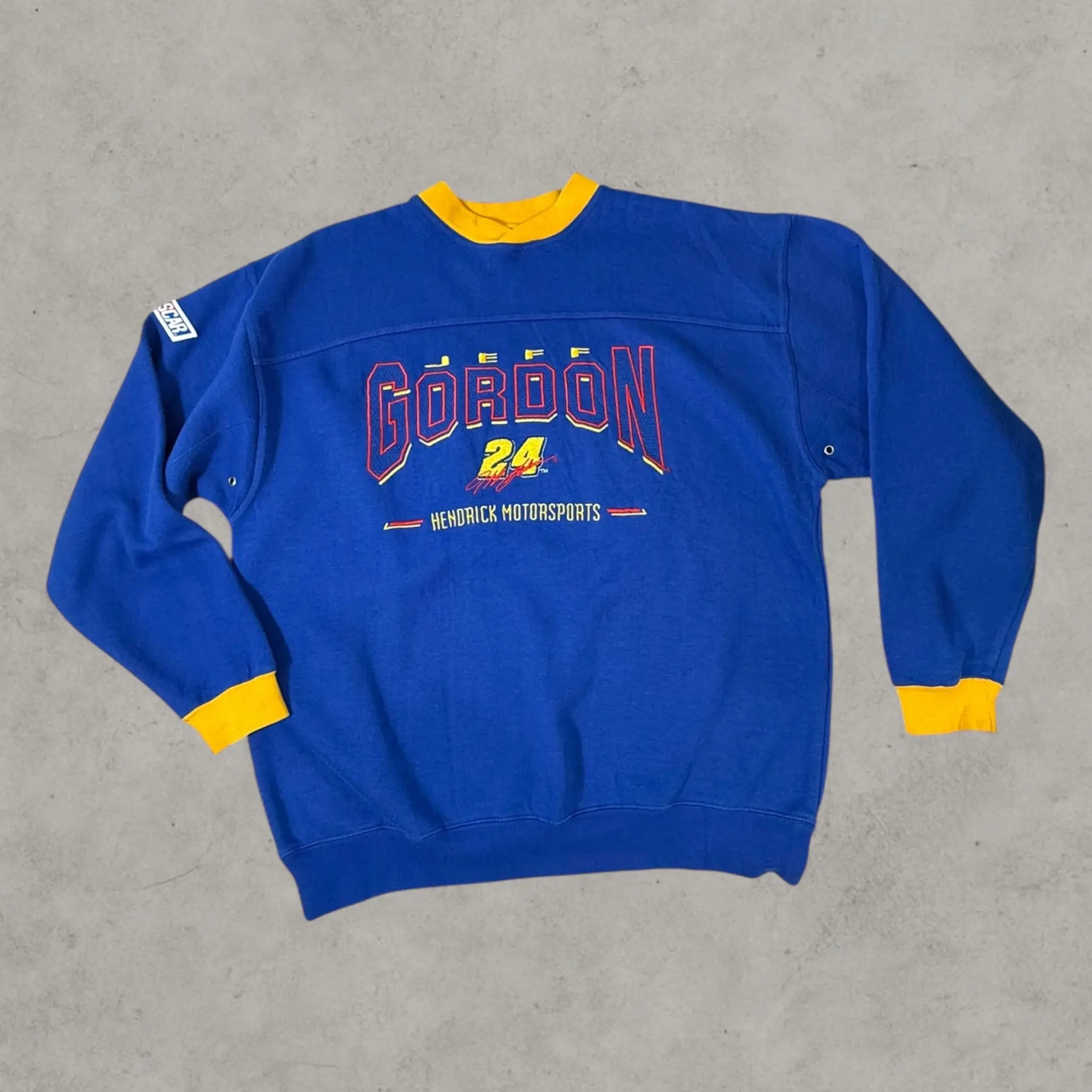 VINCULTSHOP Jeff Gordon NASCAR Sweatshirt Vintage 90s Hendrick Motorsports – Size L