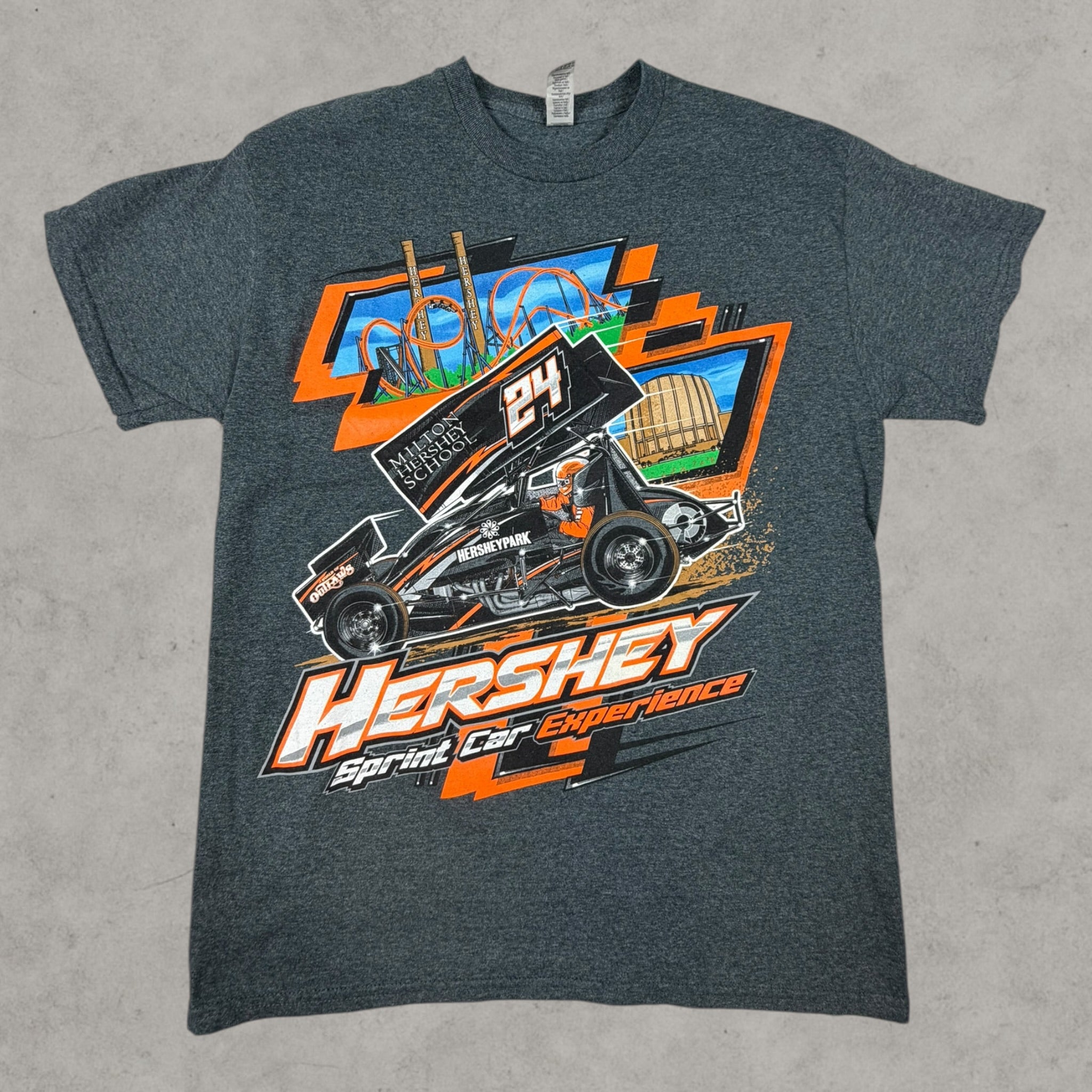 Hershey Sprint Car T-Shirt Milton Hershey School Racing Tee Size M