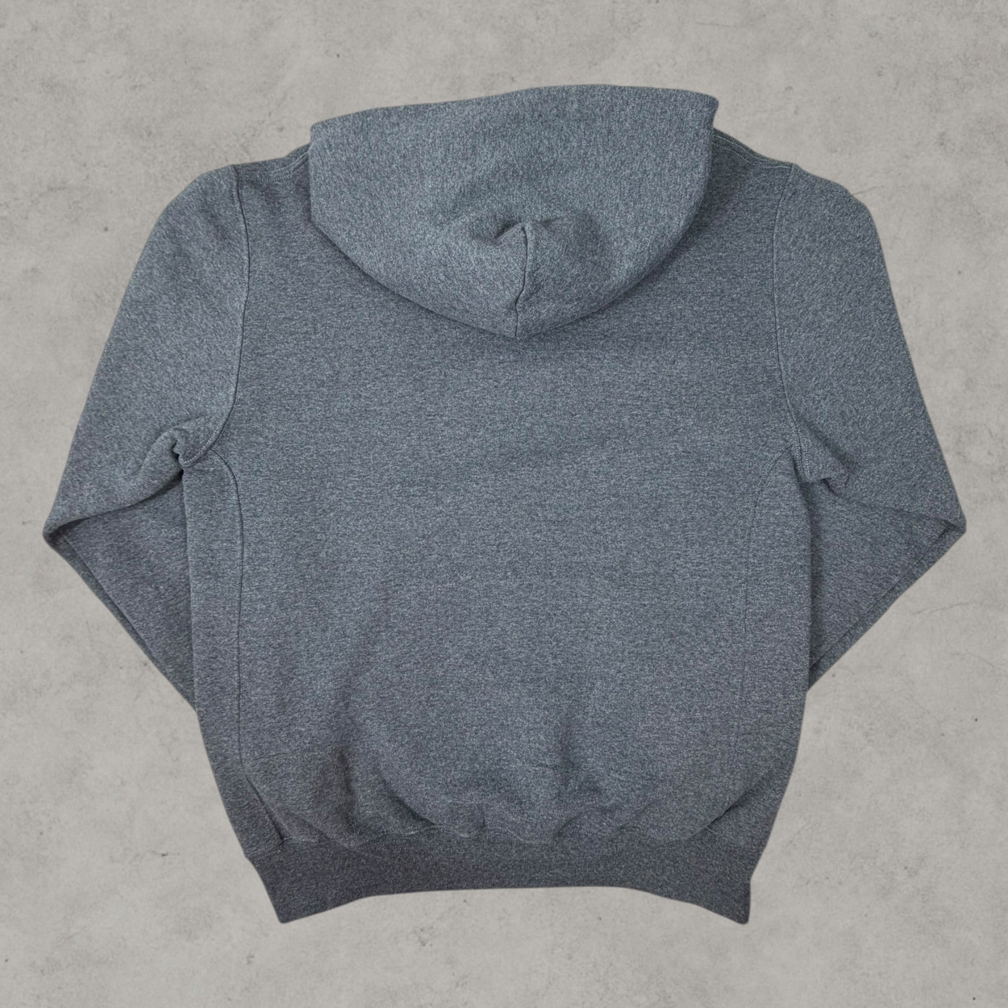 Romig Hoodie Vintage Russell Athletic Gray Pullover Sweatshirt Size L