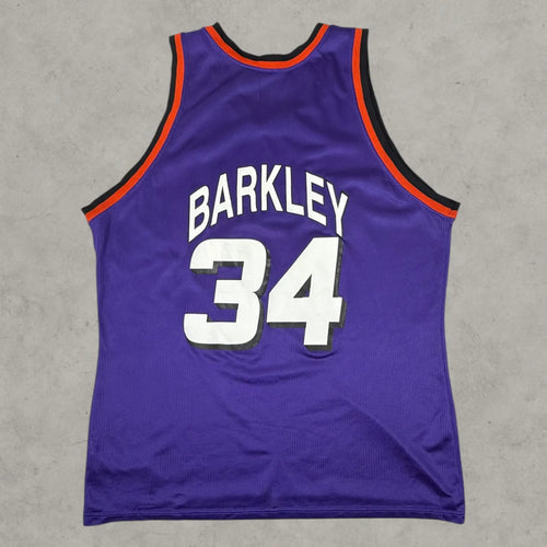 VINCULTSHOP Charles Barkley Suns Jersey Vintage NBA Champion Phoenix Suns Size 48 Jersey