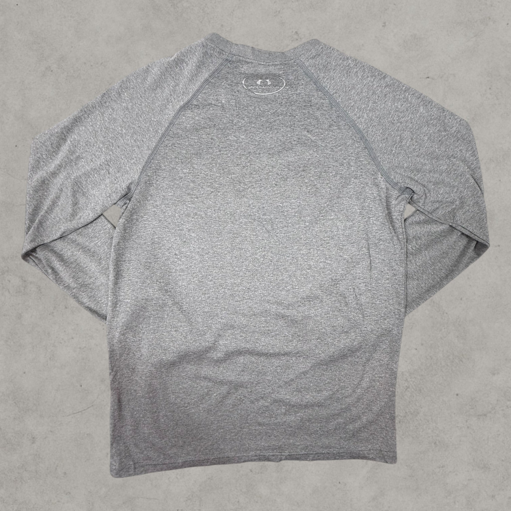 Under Armour Kids Long Sleeve Shirt Grey Mariner Marauders YMD (Youth Medium)