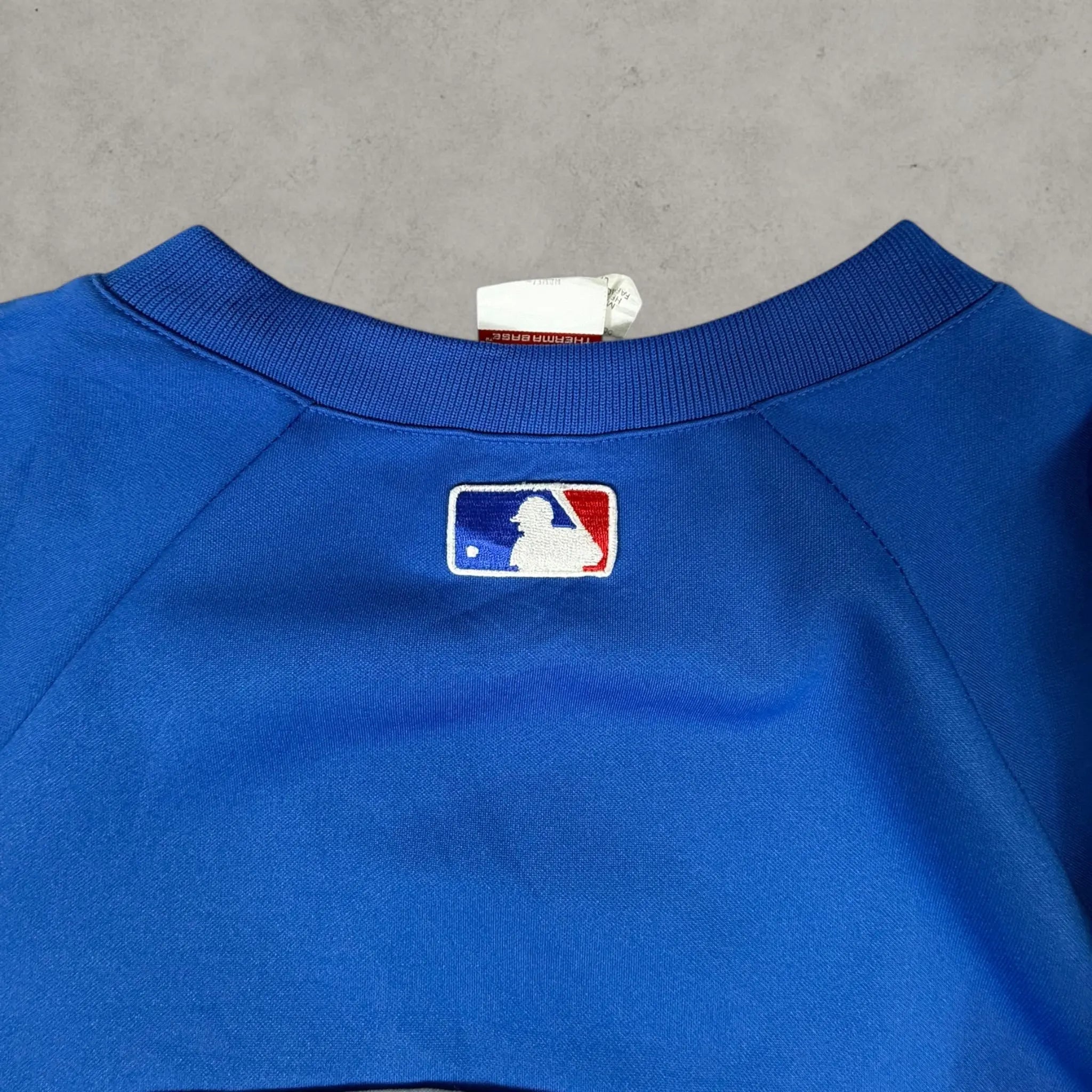 VINCULTSHOP Chicago Cubs Sweatshirt Majestic MLB Blue Therma Base Vintage L sweatshirt