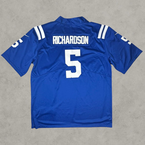VINCULTSHOP Anthony Richardson Colts NFL Jersey #5 Indianapolis Nike Blue XL Jersey
